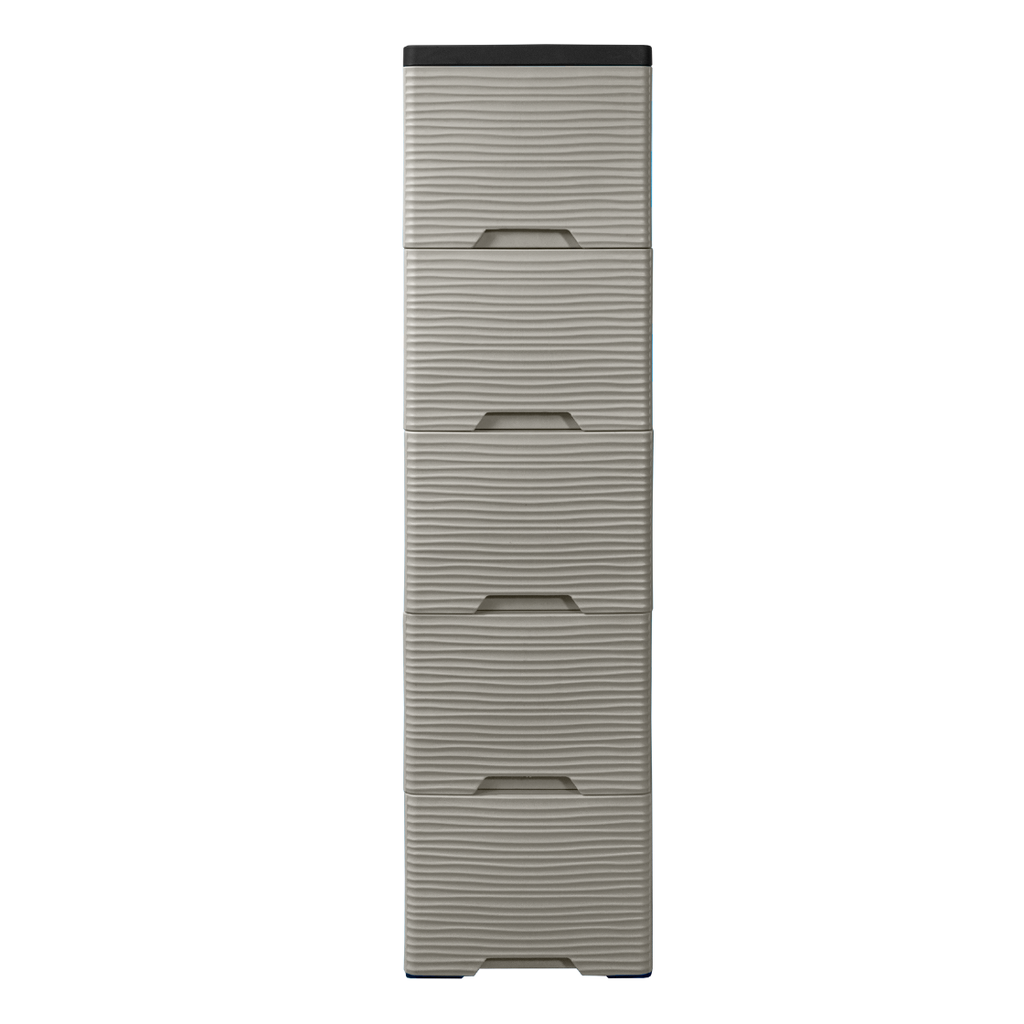 GAVETERO PLAS COMPACTO 5 GAV 26X40X110.6 CM BEIGE TINY SANCHIA