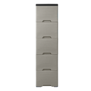 GAVETERO PLAS COMPACTO 5 GAV 26X40X110.6 CM BEIGE TINY SANCHIA