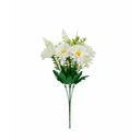 RAMO 6 FLORES T/MARGARITA C/FOLLAJE COL SURT XM-2854