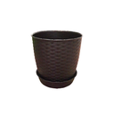 MACETA PLAS RED EST RATAN Ø25X23 CM REYPLAST MCX146000