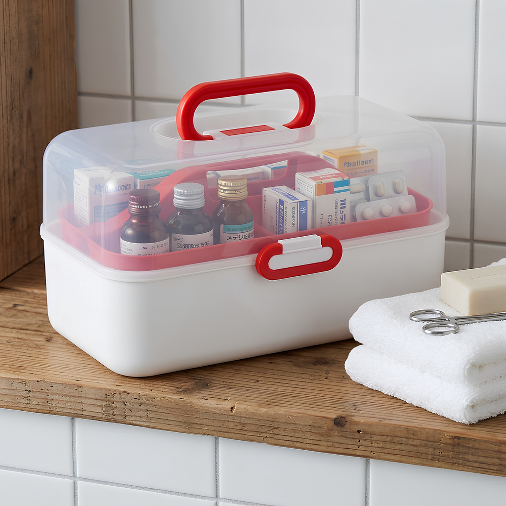 CAJA ORGANIZADOR BOTIQUIN PLAS MED BL C/NAT+RJ RIMAX 14775-XP