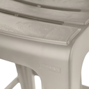 BUTACO/SILLA ALTA PLAS BARU 87.2x52.5x65 CM CEMENTO RIMAX 14704-XP