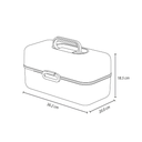 CAJA ORGANIZADORA PLAS VANITY STAR AZ PETROLEO C/AZ PASTEL RIMAX 14733-XP