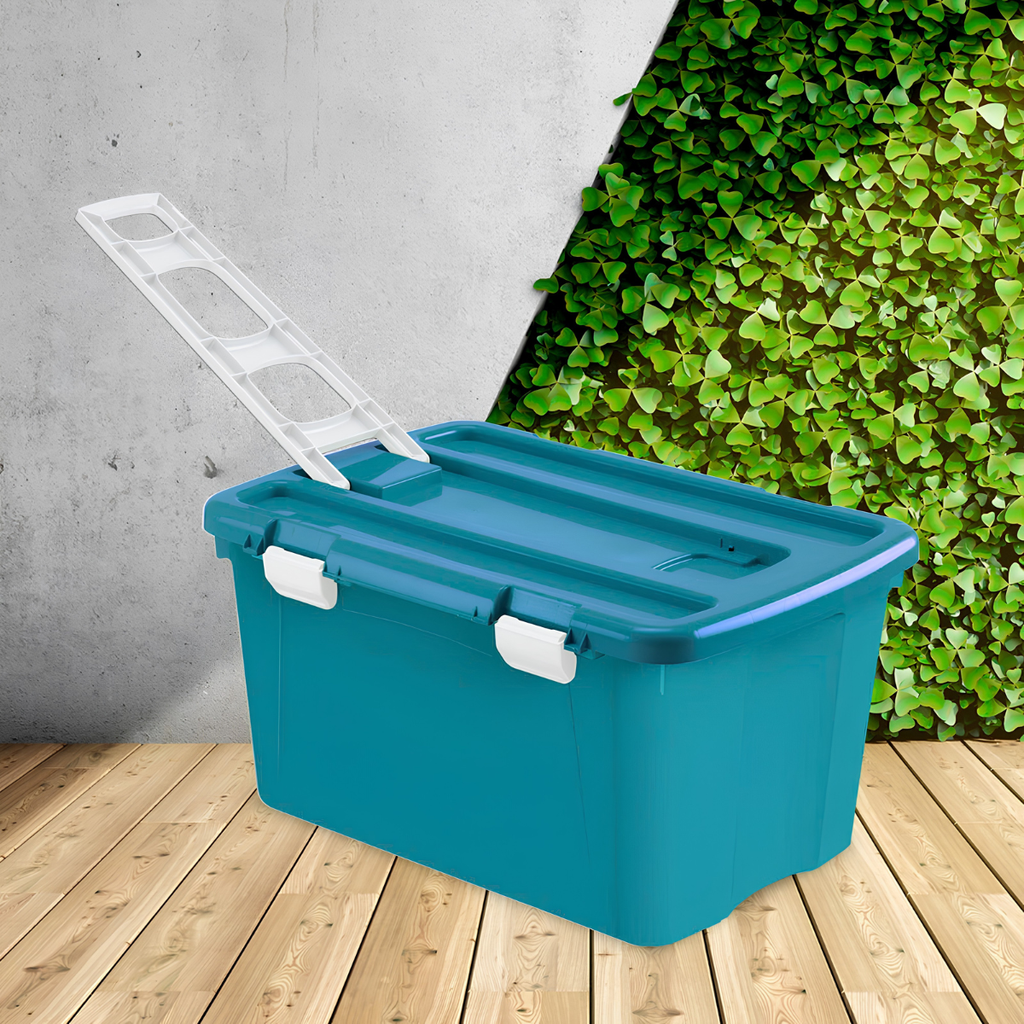 CAJON MOVIL PLAS 120 LT C/T ABATIBLE C/AGARRADERA+ROD ARMONIA RIMAX 9767-XP