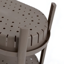 CANASTA PLAS 3 NIVELES OVAL ARMONIA MOCCA RIMAX 14750-XP