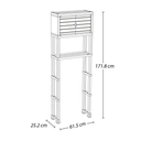 ESTANTE ORGANIZADOR PLAS P/BAÑO C/2 PUERTAS BL RIMAX 12979-XP