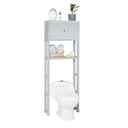 ESTANTE ORGANIZADOR PLAS P/BAÑO C/2 PUERTAS GRIS HIELO RIMAX 12978-XP