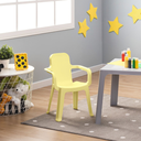 SILLA PLAS INFANTIL KINDER C/B AMARILLO BABY RIMAX 14608-XP