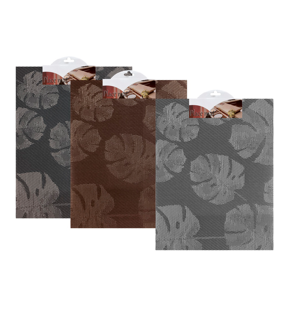 INDIVIDUAL PLAS 38X45 CM RECT DIS HOJA TOSKANA 731-39120