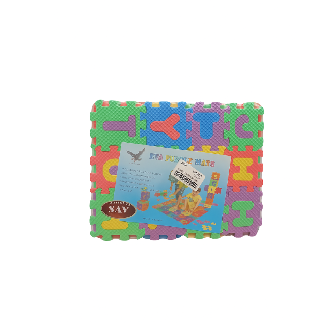ALFOMBRA FOAMY LETRAS Y NUM 3 LAM 21X16 CM D/12 PZ C/U SAV6636