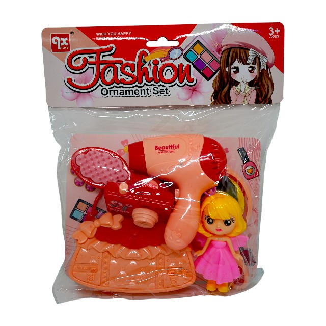 SET P/SALON C/MUÑECA BOLSA CASAMAS QX882 1571