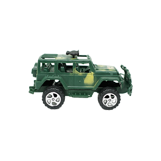 CARRO T/JEEP MILITAR C/DEFENSA+LLANTA REP 17 CM APROX BOL 65319