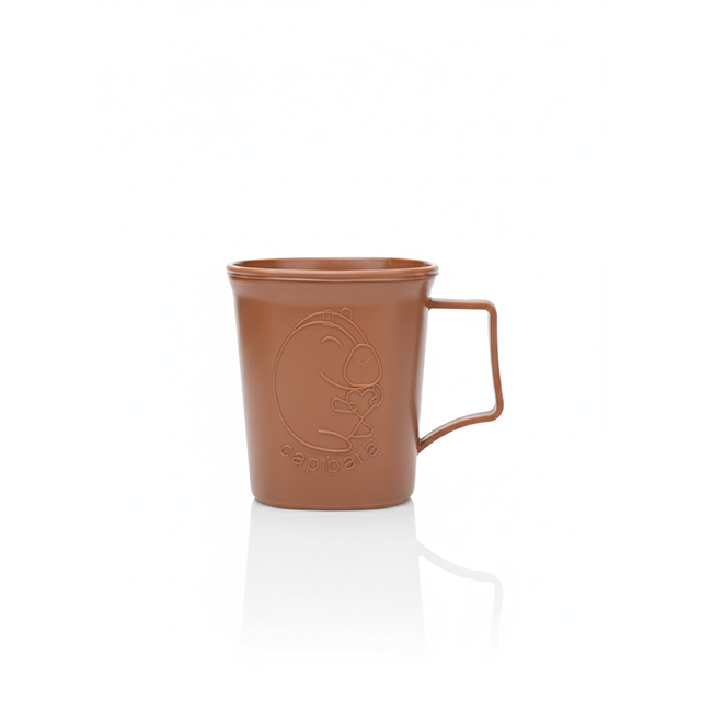 TAZA PLAS BOCA CUAD 450 ML CAPIBARA COL SURT