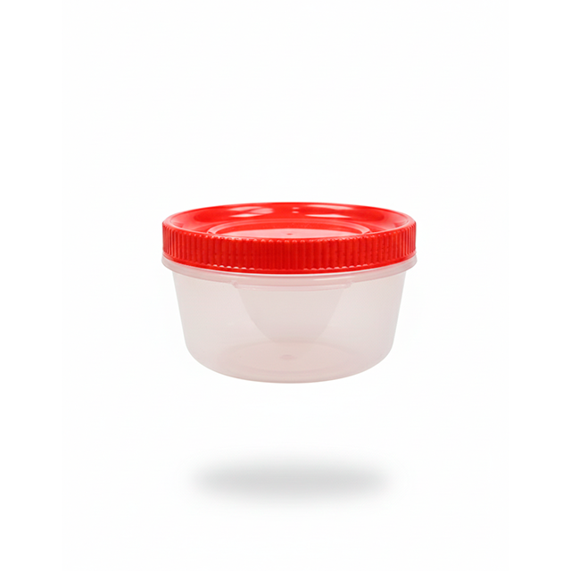 HERMETICO PLAS ROSCADO 13.5 CM RED TRANS C/T COLOR PLASTIKITO HR01 IN208