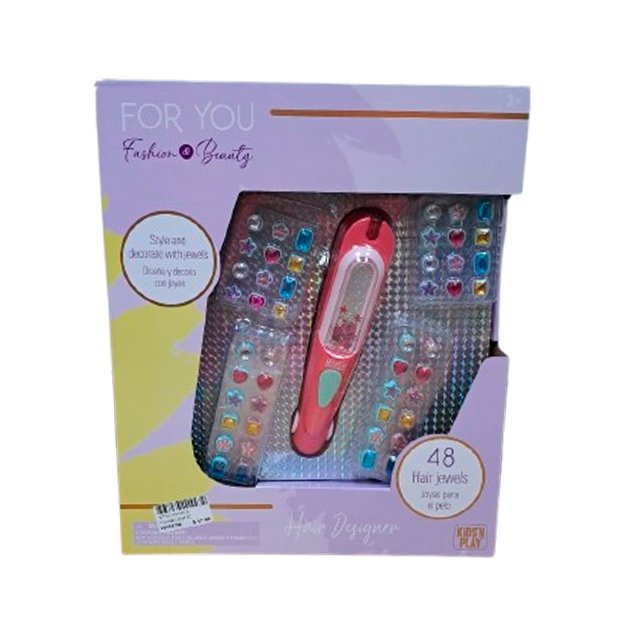 SET ACCESORIOS P/CABELLO 44 PZ CAJ FASHION BEAUTY 155747/45304