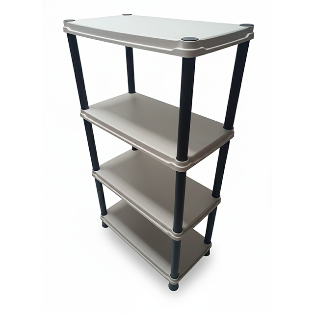 ESTANTE PLAS 4 NIV NEO RACK 135X71.5X38 CM BEIGE C/CF CAP 100KG SANCHIA