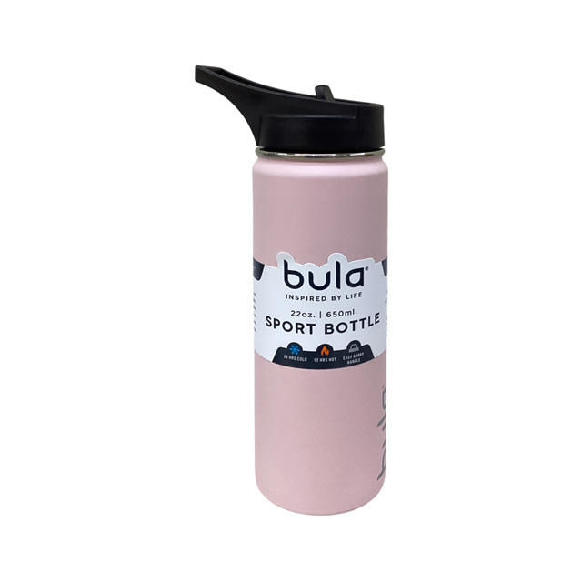 BOTELLA TERMICA 650 ML ROSADO 707-WH023