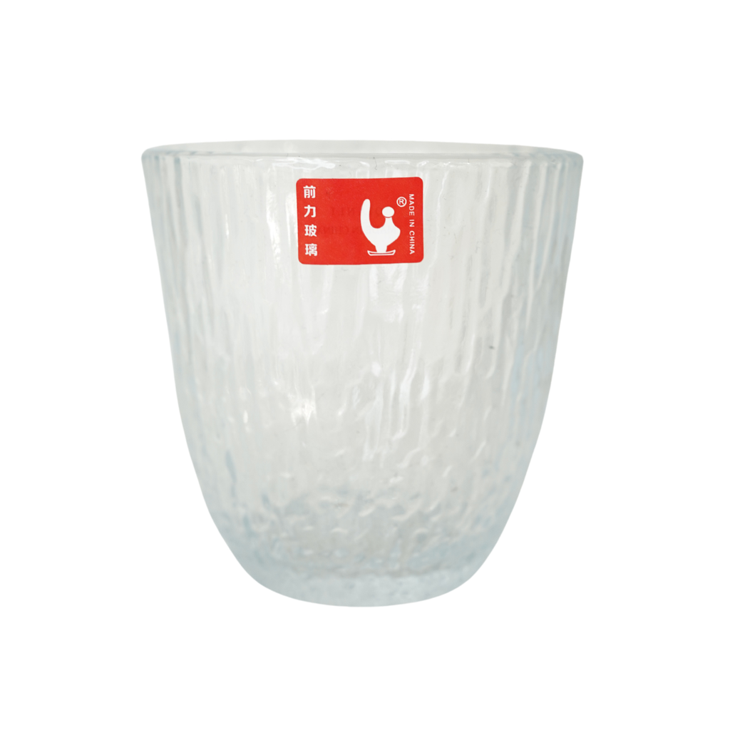 VASO VID 11 OZ CORTO CONICO TEXTURA RAYADA GIGI Y6008