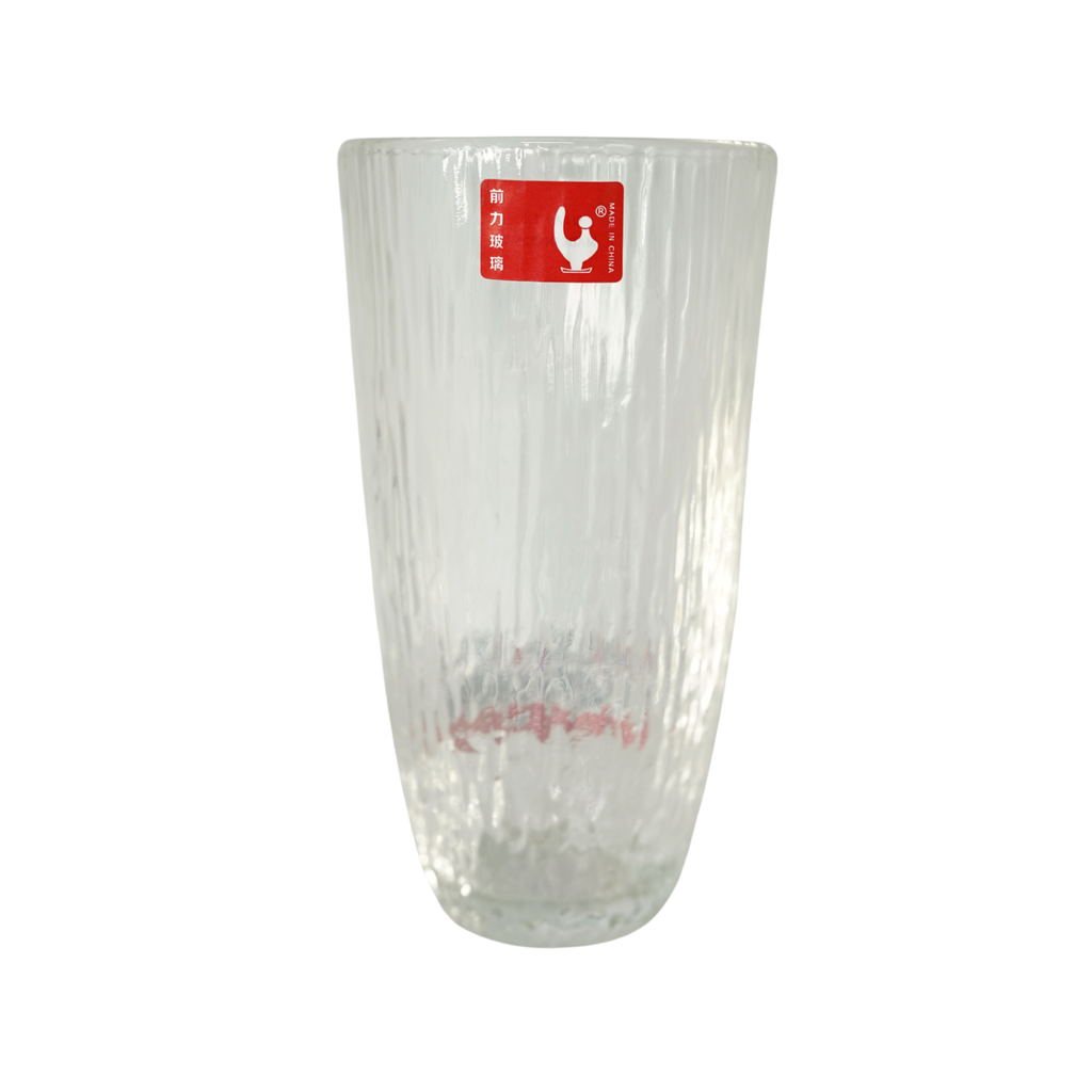 VASO VID 12 OZ CONICO TEXTURA RAYADA GIGI Y6007