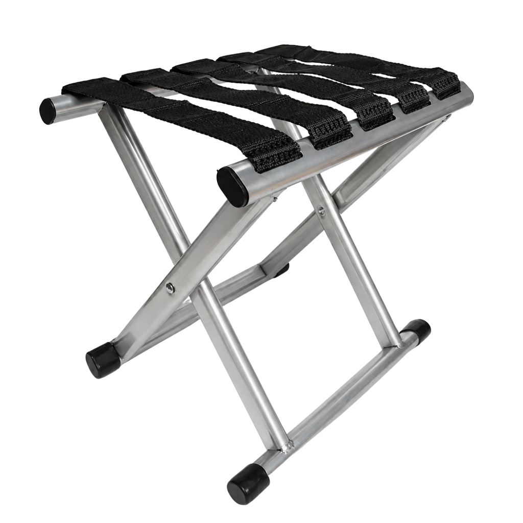 BANCO PLEGABLE ALUM AS/CORREAS 10.5X11.5X9.75" GIGI-007