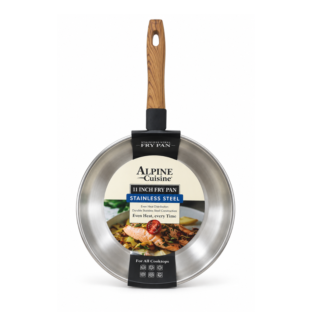 SARTEN ACER INOX 28 CM ALPINE CUISINE AI-SSFP11W