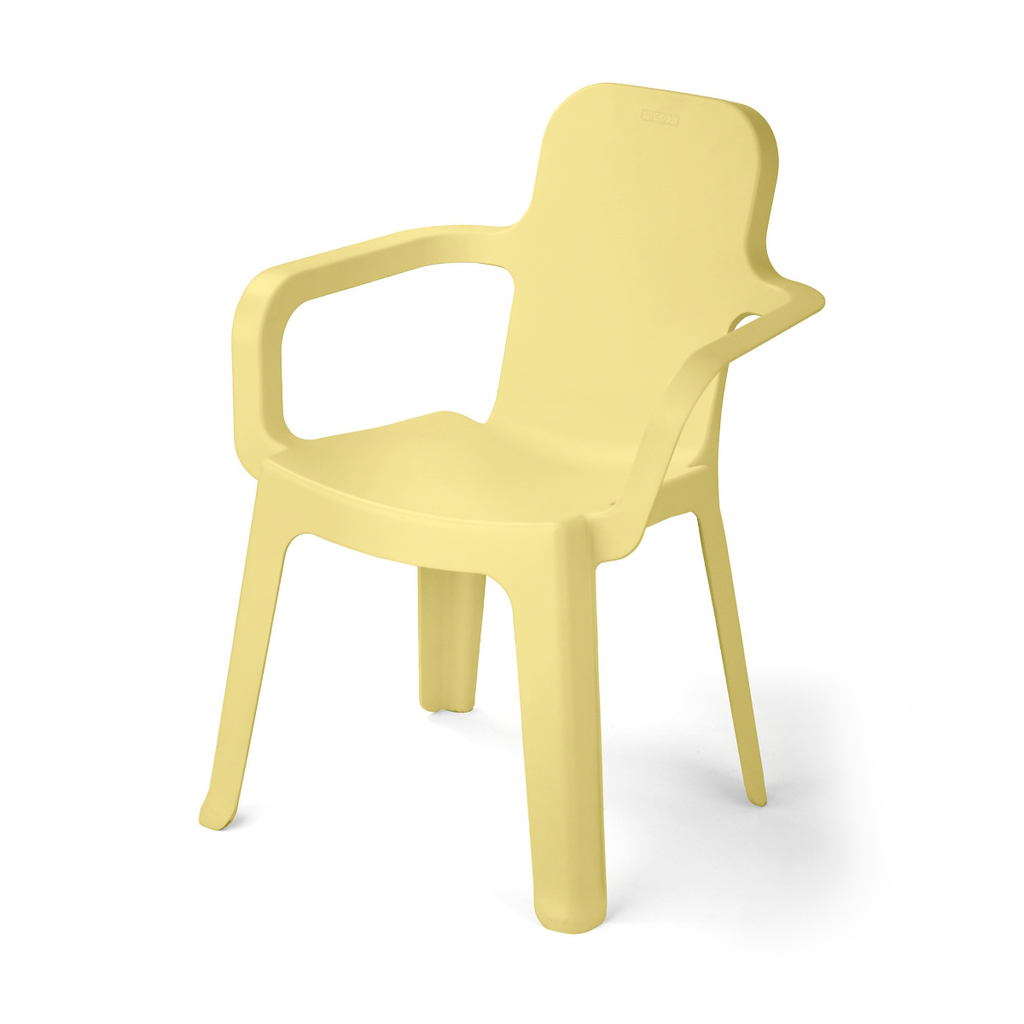 SILLA PLAS INFANTIL KINDER C/B AMARILLO BABY RIMAX 14608-XP