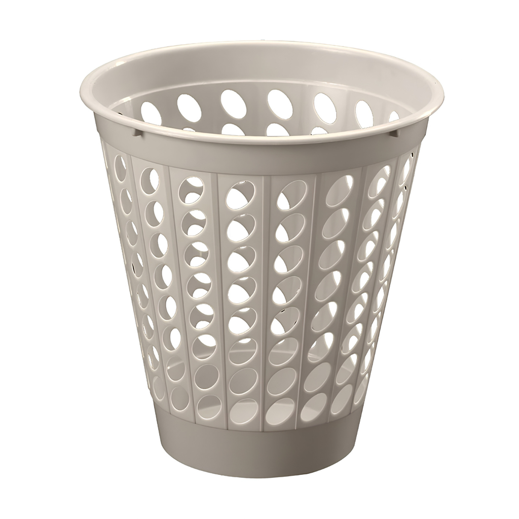 PAPELERA PLAS CALADA 5 LT TAUPE/BEIGE RIMAX 4593-XP