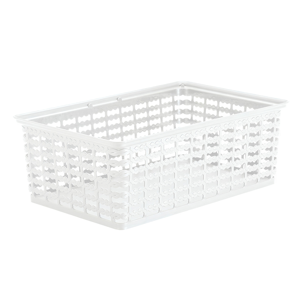 CANASTA PLAS 9 LT RECT L 36x24x14 CM BL CALADA RIMAX 9416-XP
