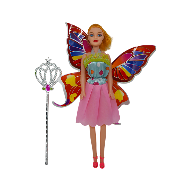 DOCENA MUÑECA C/ALAS MARIPOSA BOL SP22042