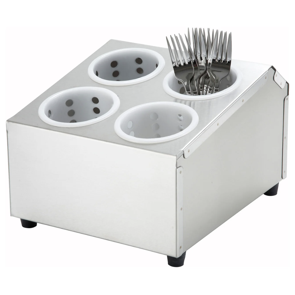 BASE P/VASO C/AGUJEROS ACER INOX WINCO FC-4H