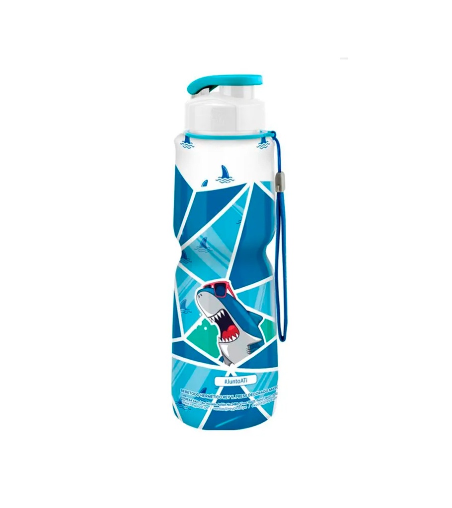 BOTELLA PLAS BEBETODO HERMETICO REY 1 LT PRESS DECO MASC REYPLAST TTV010000