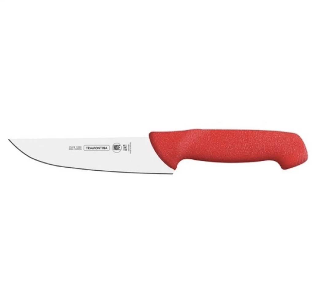 CUCHILLO CARNICERO CACHA/ROJA 24621/078 TRAMONTINA