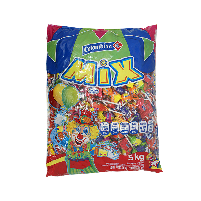 DULCE MIX SURTIDO 5 KG BOL COLOMBINA 3BS/1/5KG #203776