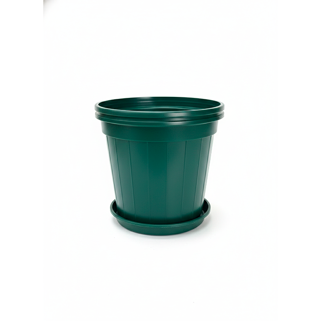 MACETA PLAS 5 VERDE SALVA 0378