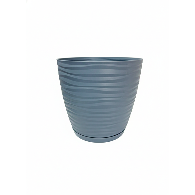 MACETA PLAS PREMIUM RED #1 11X10 CM GRIS SPARTA