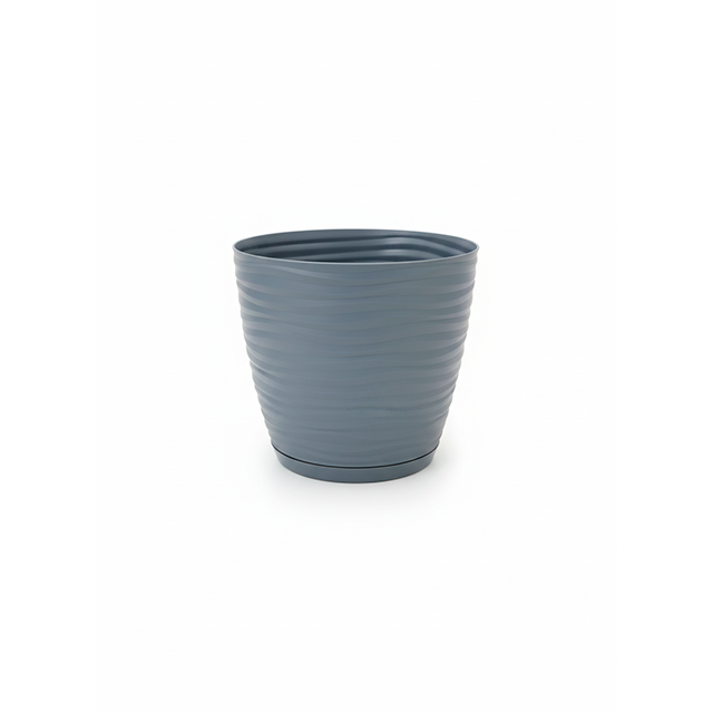 MACETA PLAS PREMIUM RED #2 15X14 CM GRIS SPARTA