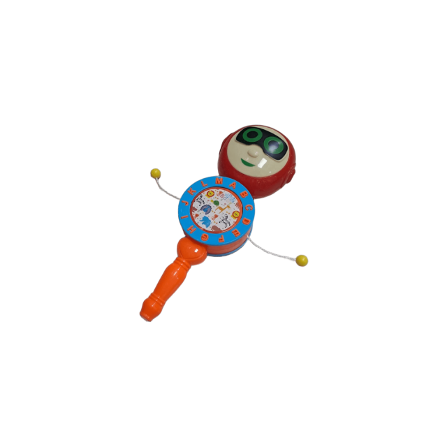 MATRACA/PITO PLAS ABECEDARIO FIG ANIMAL BOL 9933