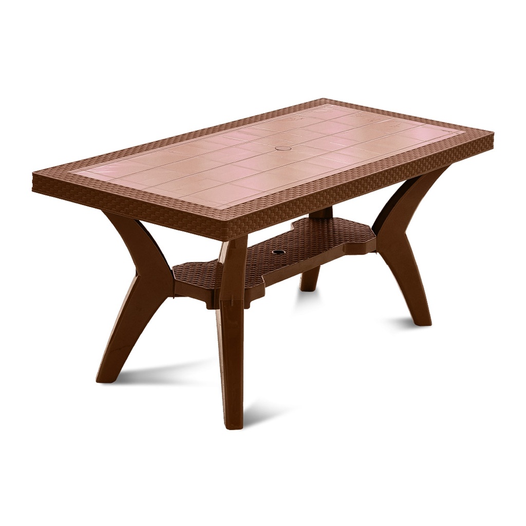 MESA PLAS FUERTE FAMILIAR C/RATAN CHOC PREM GUATE AR011604-PCH-0