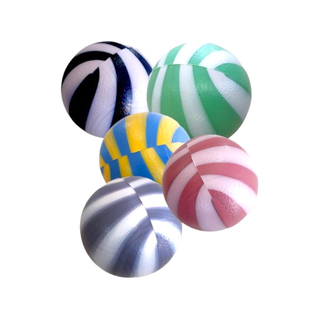 PELOTA PLAS RAYADA #7 PAQ/DOC PL00015 PL00015