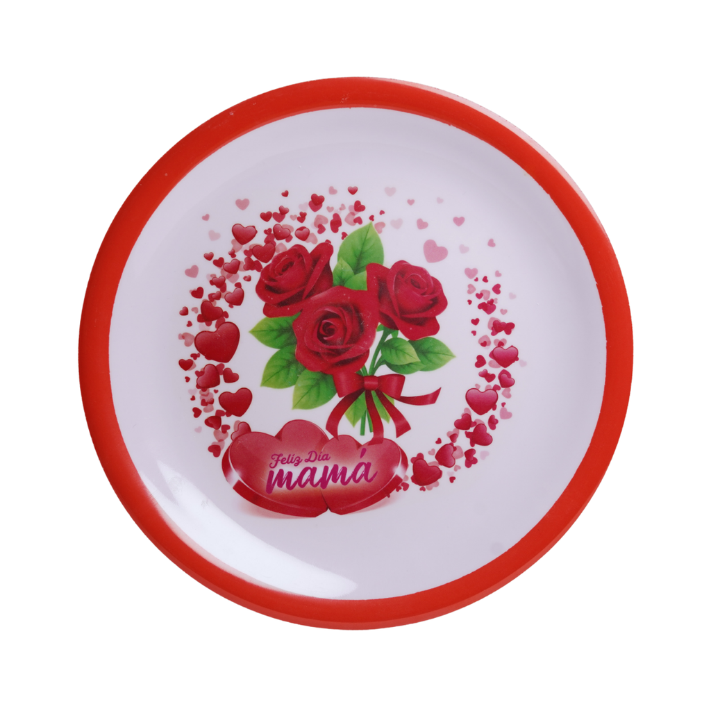 PLATO MELA DECO MADRE 5095