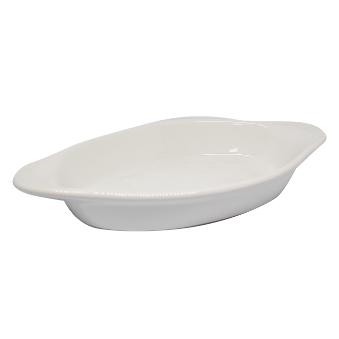 PLATO/CANOA P/GRATINAR 8" 8 OZ BL TUXTON BWN-080