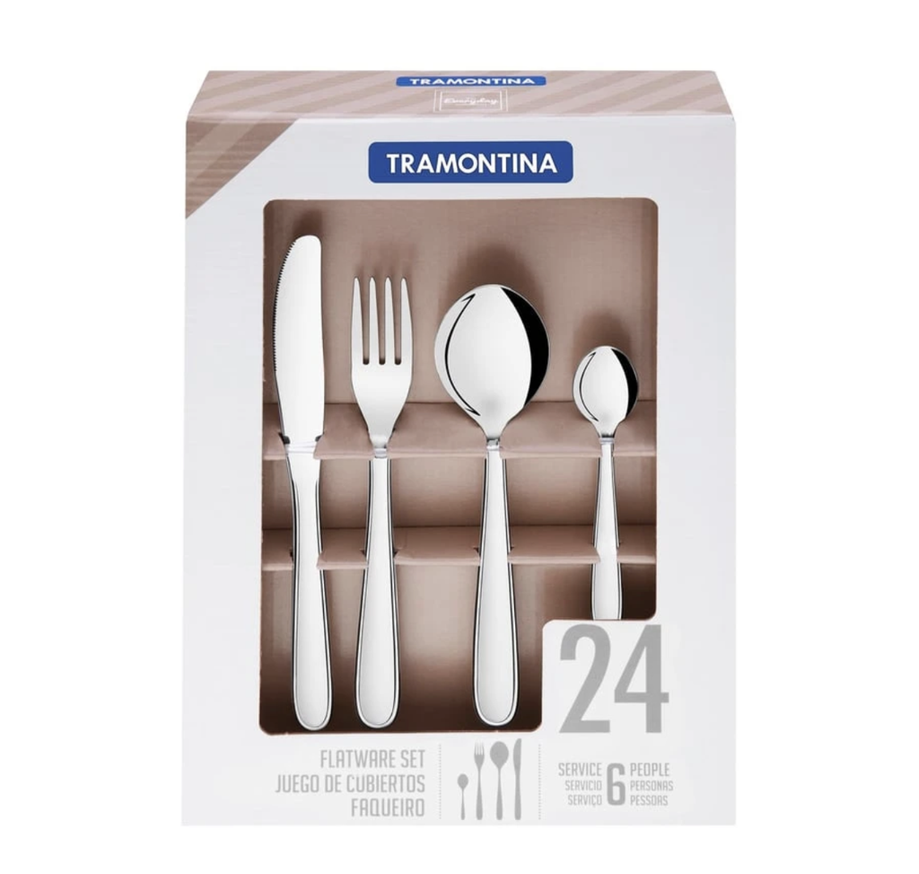 SET 24 PZ CUBIERTOS TRAMONTINA 66902/005