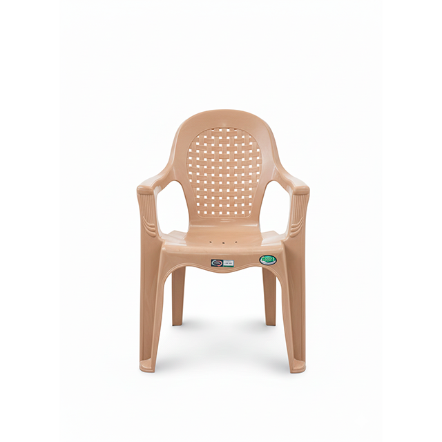 SILLA PLAS PARIS ENTRETEJIDO C/B BEIGE MEGA