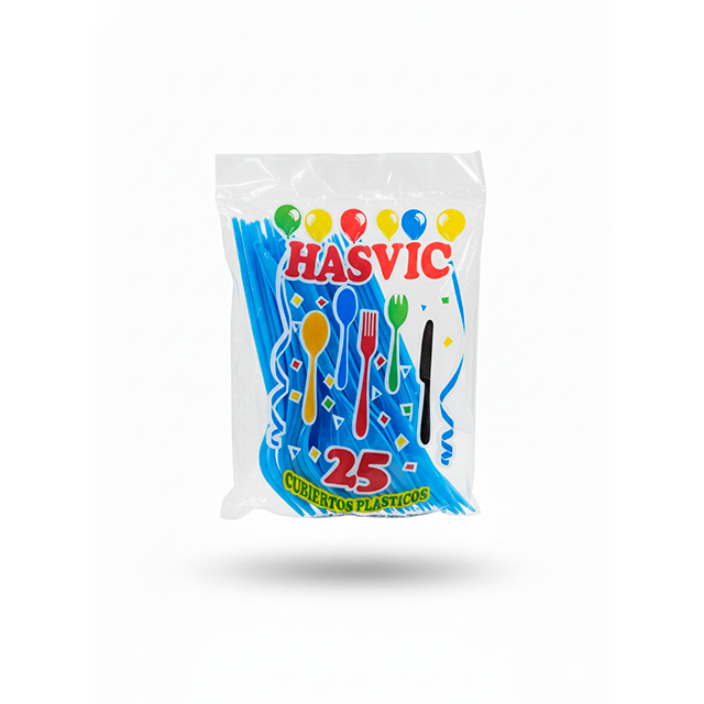 TENEDOR CELESTE 4 HASVIC 25 UN 