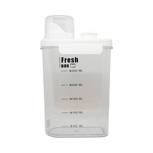 ENVASE CEREALERO PLAS TRANS 2500 ML C/T+ASA CAJ FRESH BOX MTG-8803