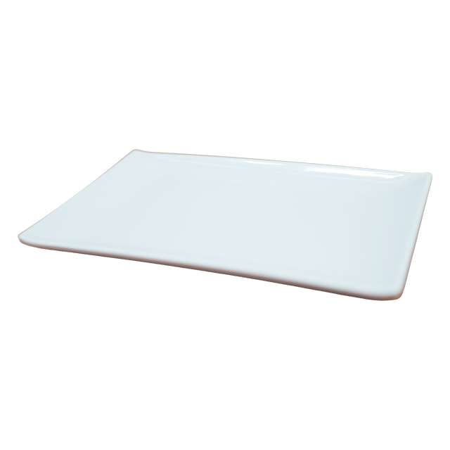 BANDEJA MELA RECT 9.75X6.25" PLANA LISA BL MORENA P9614