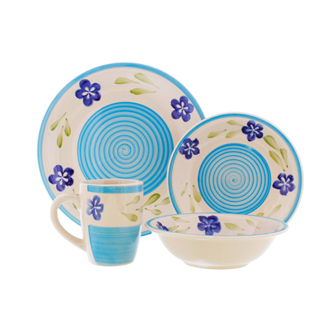 VAJILLA CERA DECO FLORES/RAY COL SURT 16 PZ ROYAL MAYS 705-0412309