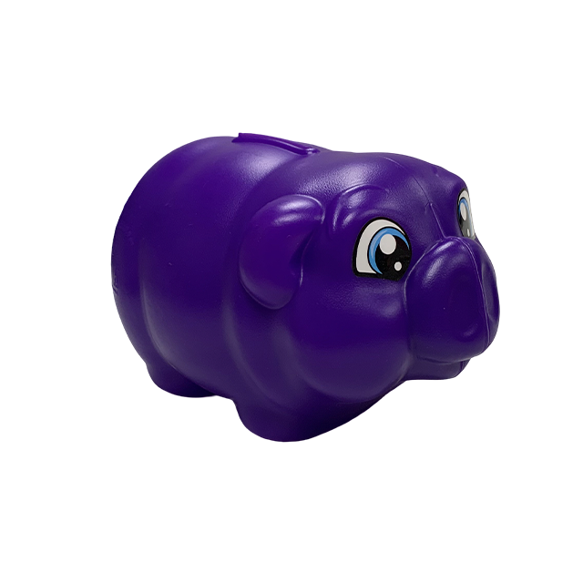 ALCANCIA PLAS MINI CERDO/CHANCHO 13X9 CM APROX PLASTIKITO SP238