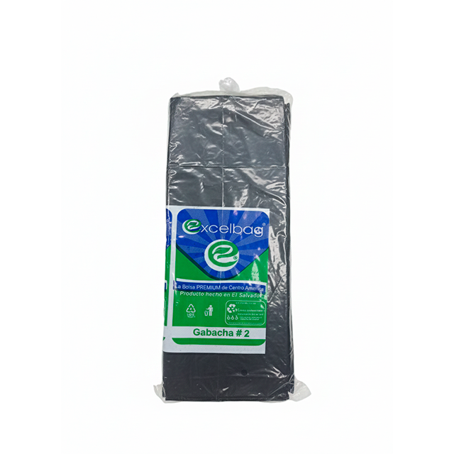 BOLSA GAB #2 NEGRA 100 PZ