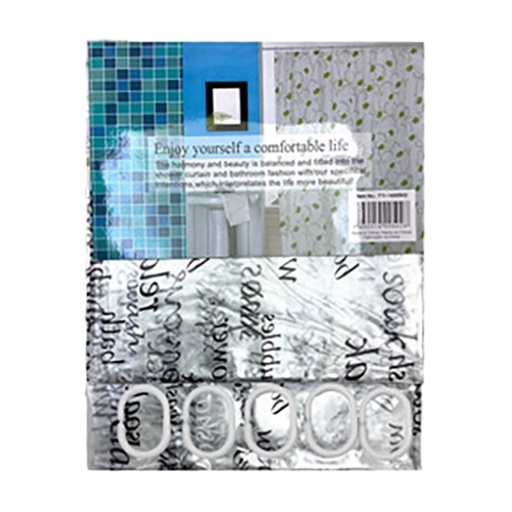 [15012482] CORTINA P/BAÑO PLAS 180X180 CM MAYS 711-1400502
